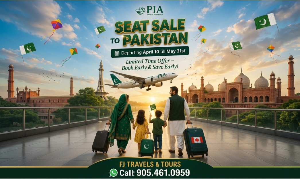 Book Family Travel Packages to Pakistan from Canada | 2026