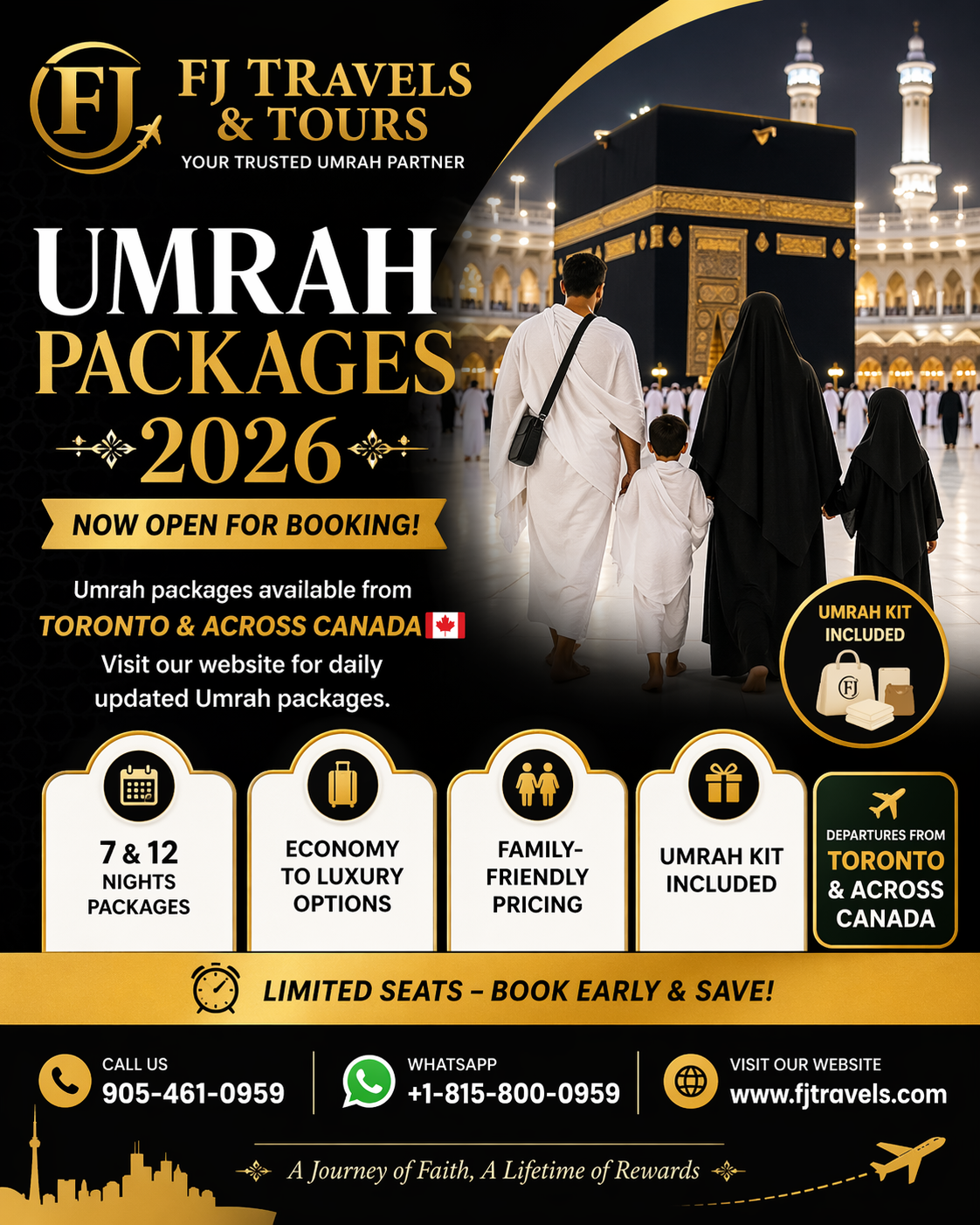 April 23 - FJ Travels Umrah Packages 2026 - 1