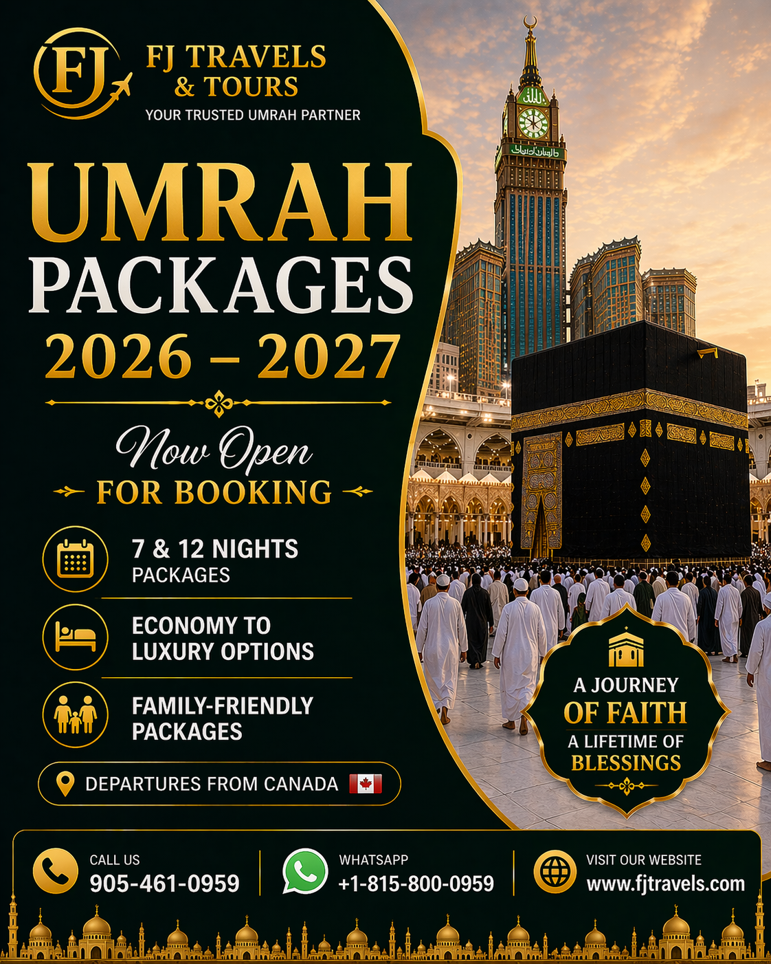 April 23 - FJ Travels Umrah Packages carousel - 1 Cover