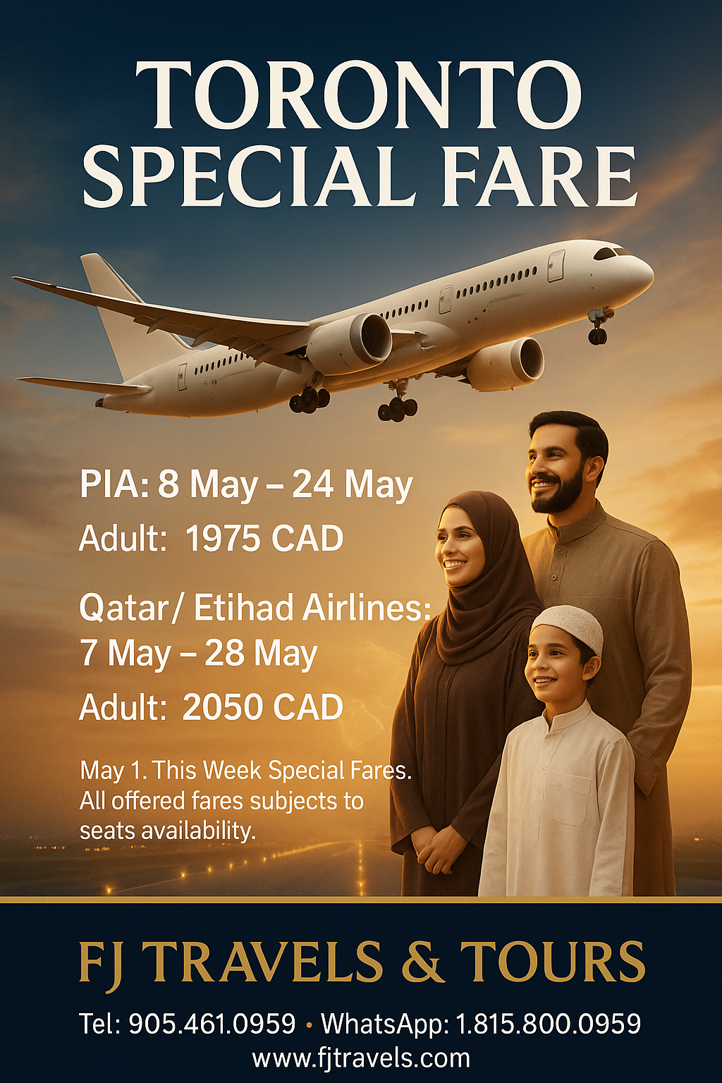 Toronto special fare